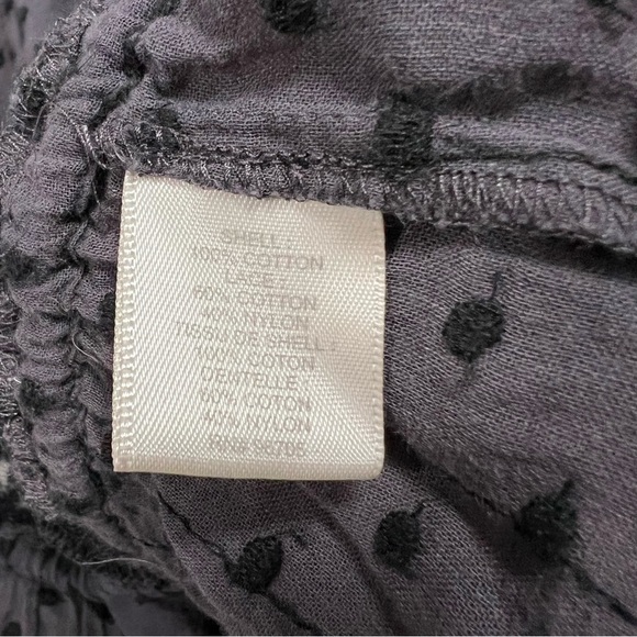 REBECCA Taylor Lace Swiss Dot Dolman Drawstring Blouse - Picture 5 of 11